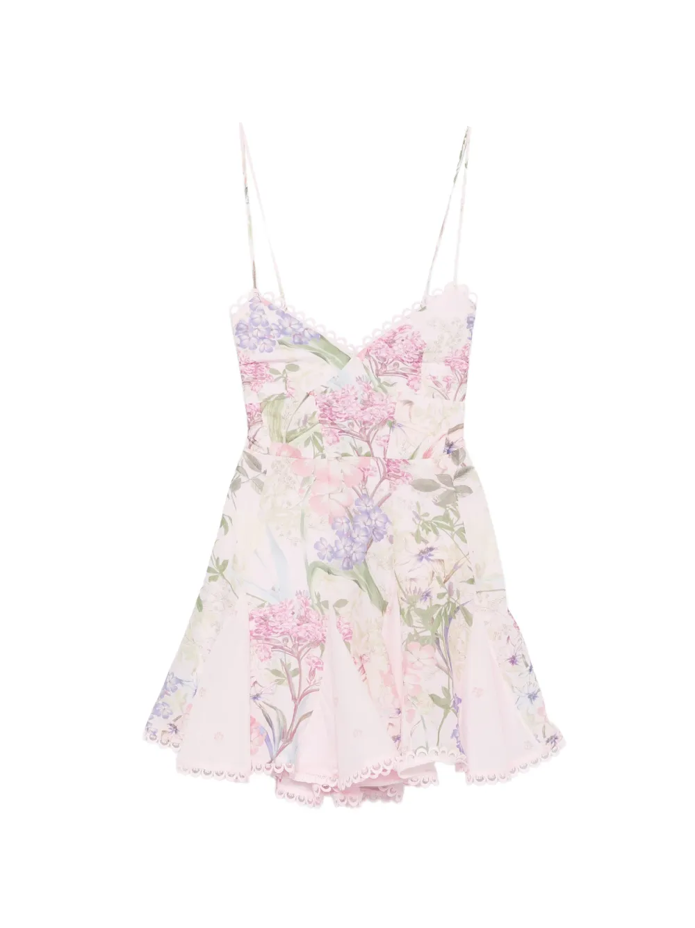 Charo Ruiz Ibiza Marlene botanical-print mini dress - Rosa