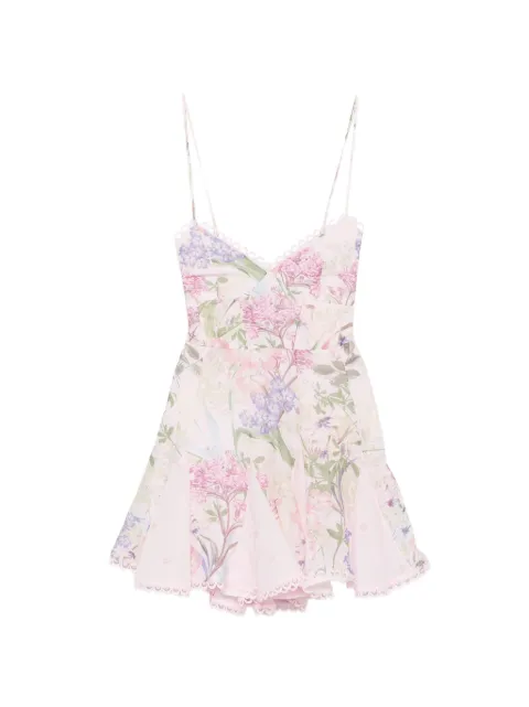 Charo Ruiz Ibiza Marlene botanical-print mini dress