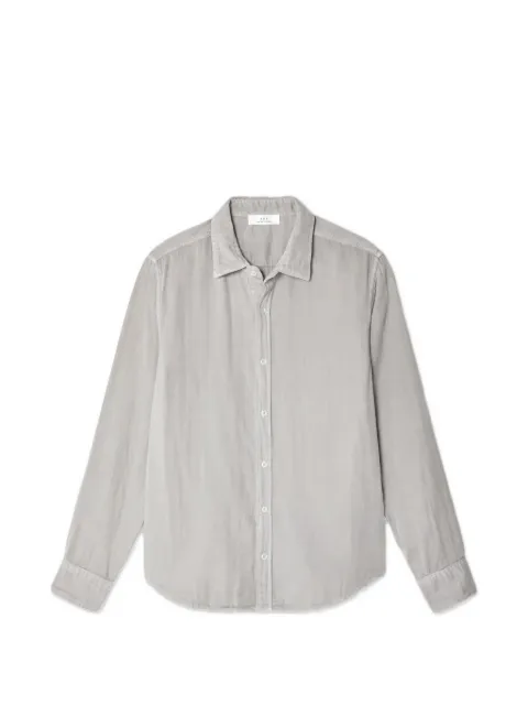 Save Khaki United Triple Gauze Easy garment-dyed long-sleeve shirt