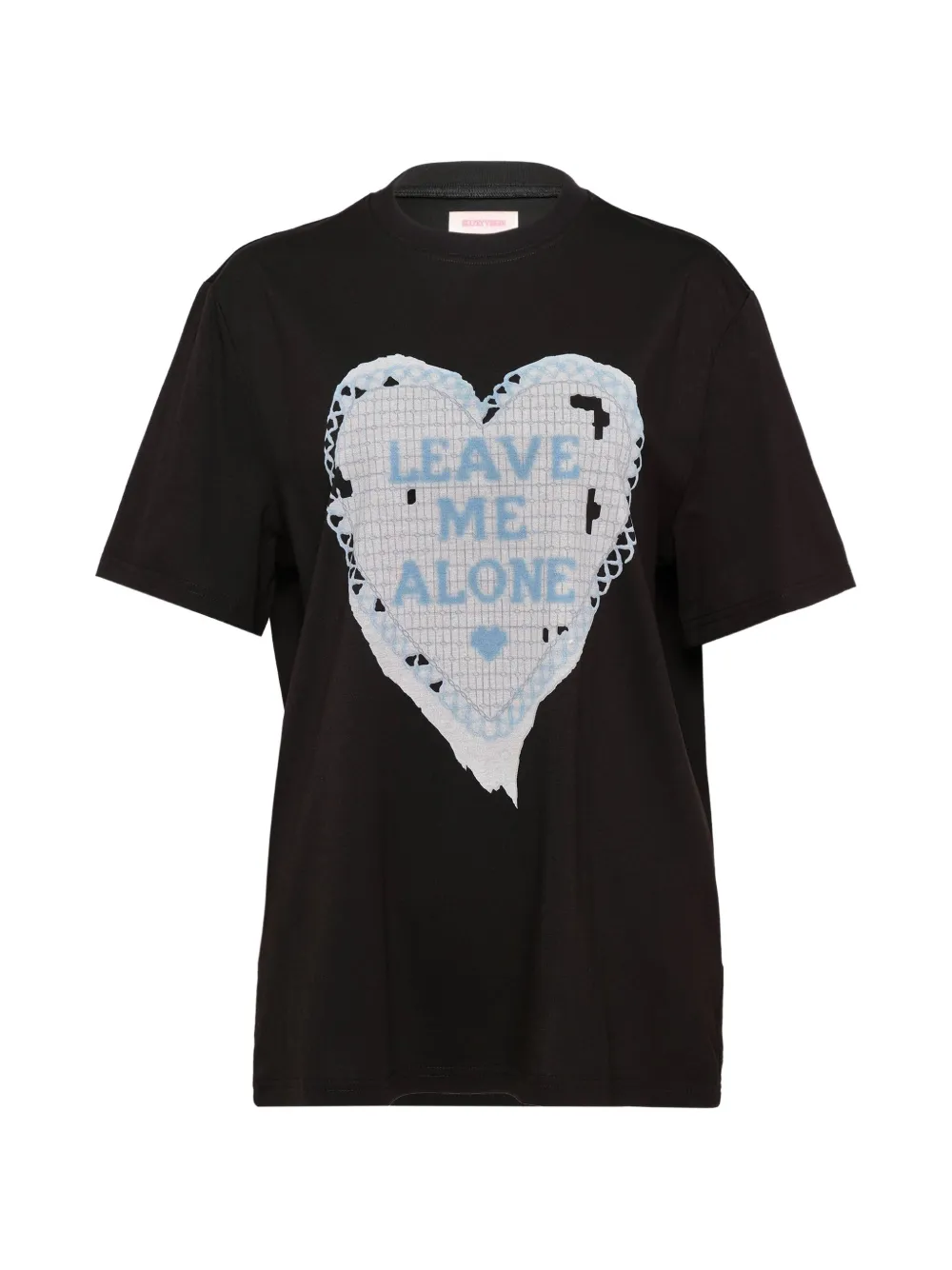 SULTRY VIRGIN heart-print T-shirt - Nero