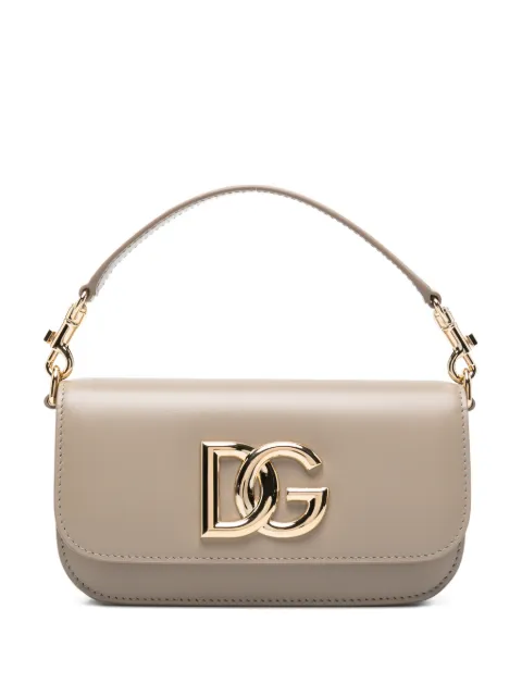 Dolce & Gabbana Pre-Owned bolso de hombro con placa DG