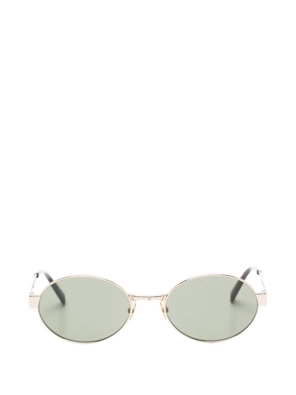 Saint Laurent Pre-Owned 692 oval-frame sunglasses - Oro
