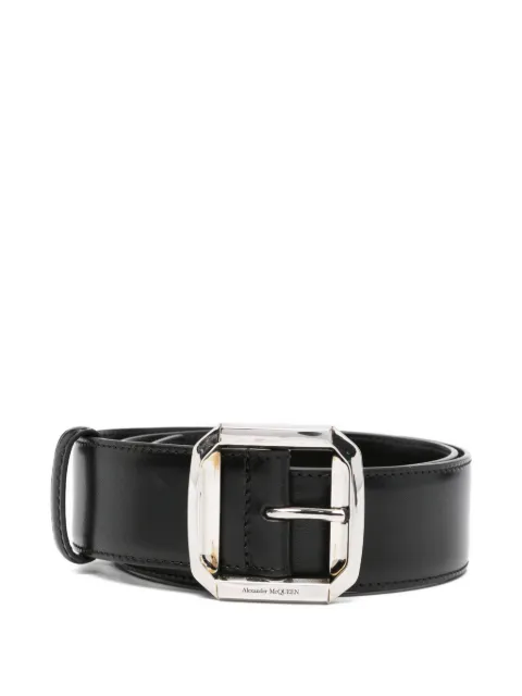 Alexander McQueen Pre-Owned logo-engraved belt