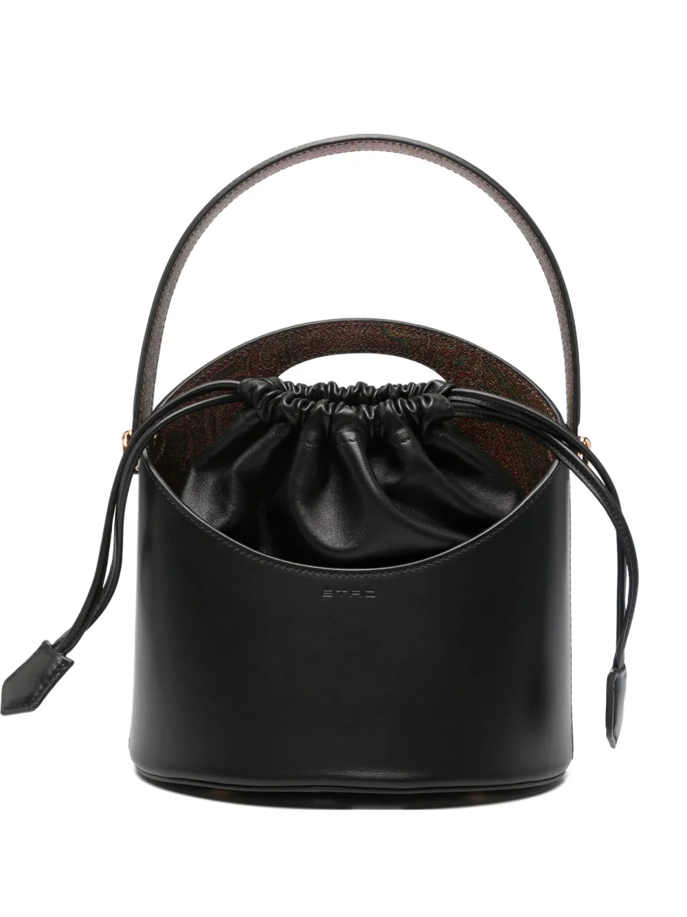 Etro Pre-Owned leather bucket bag - Nero