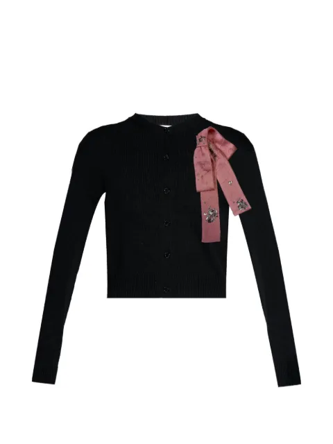ERDEM bow-embellishment cardigan