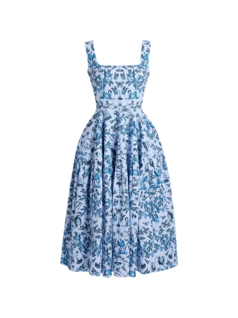 ERDEM printed sleeveless dress