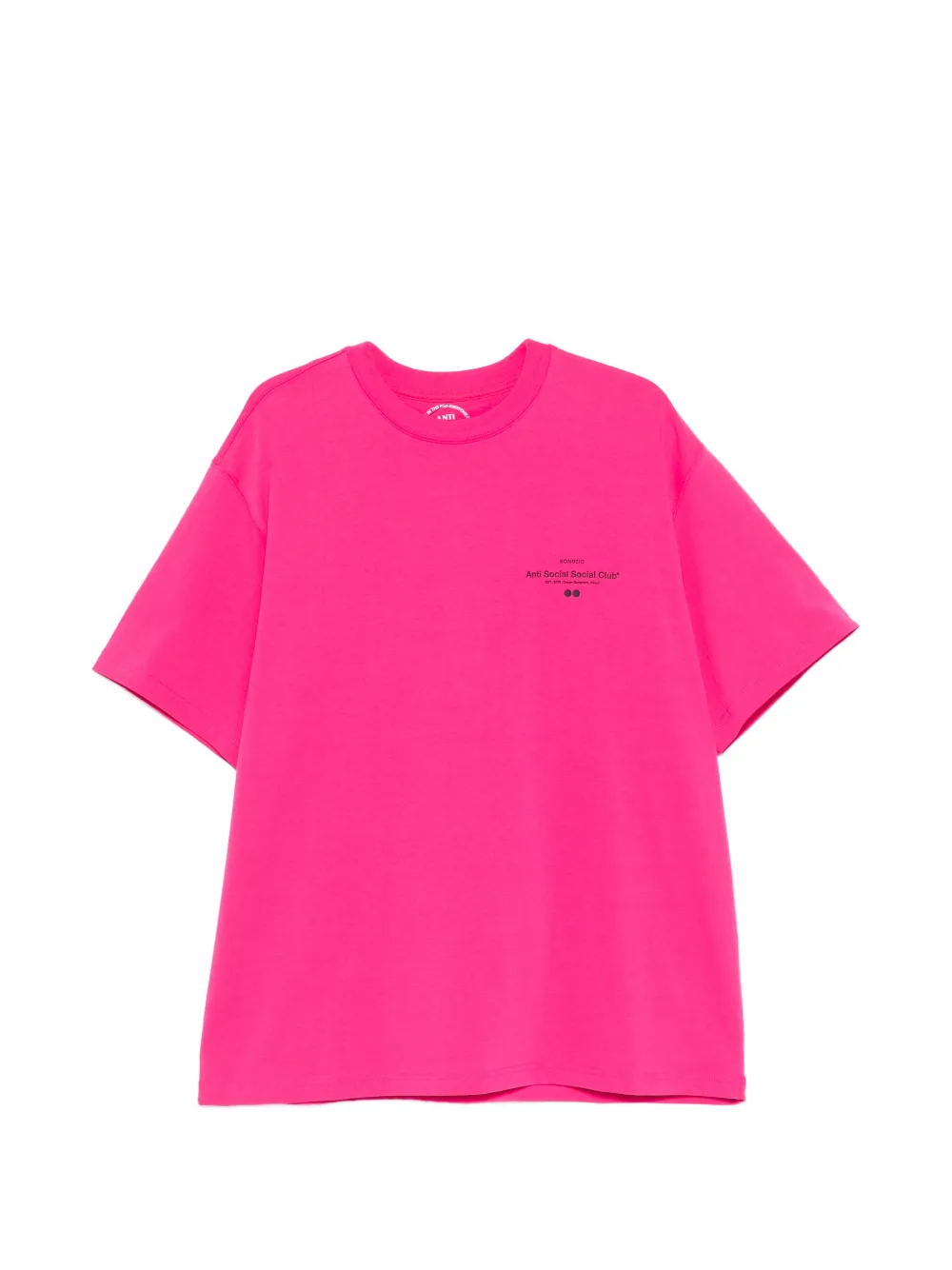 Anti Social Social Club x Songzio logo-print short-sleeve T-shirt - Rosa