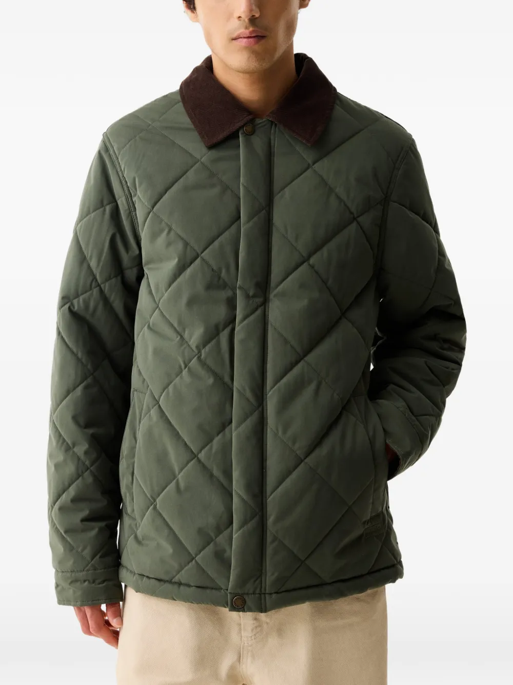 Hunter Ardwell diamond-quilted jacket - Verde