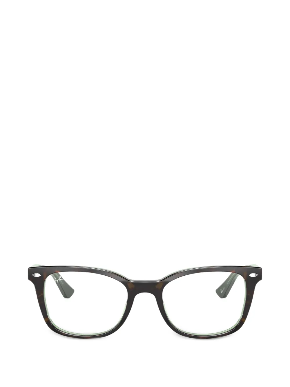 Ray-Ban Occhiali da sole rettangolari tartarugati - Marrone