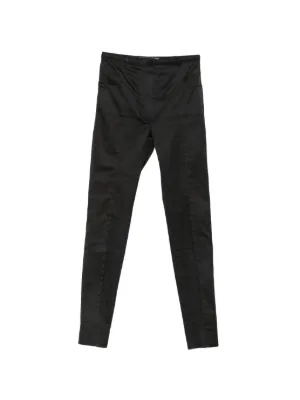 Burberry Pre-Owned Contour Back Zip Trousers | Black | FARFETCH ZA