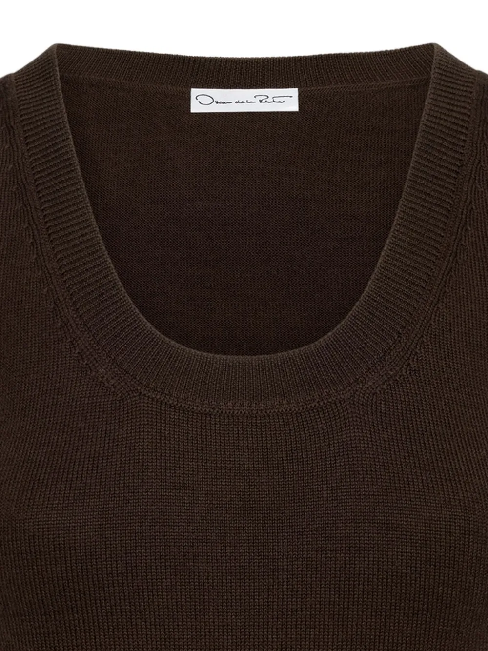 Oscar de la Renta Wollen tanktop Bruin