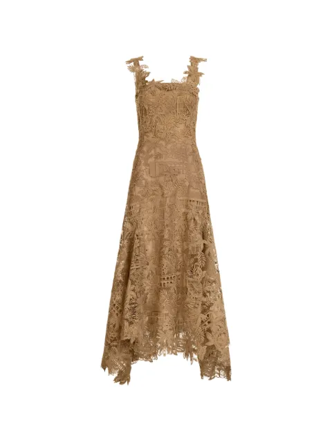 Oscar de la Renta Dominican Landscape guipure dress