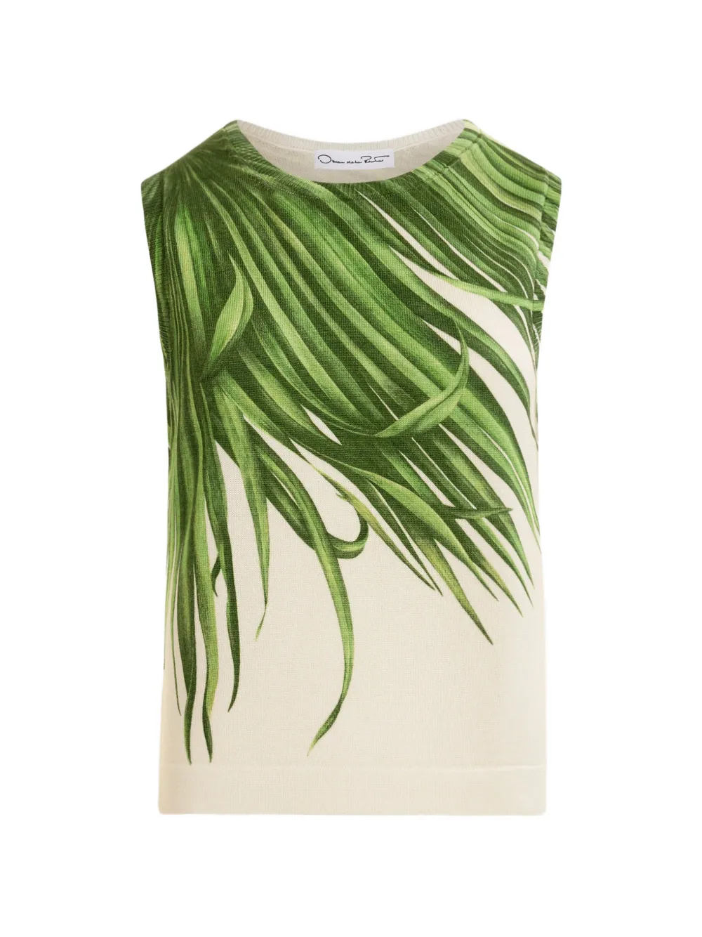 Oscar de la Renta Canotta con stampa - Verde