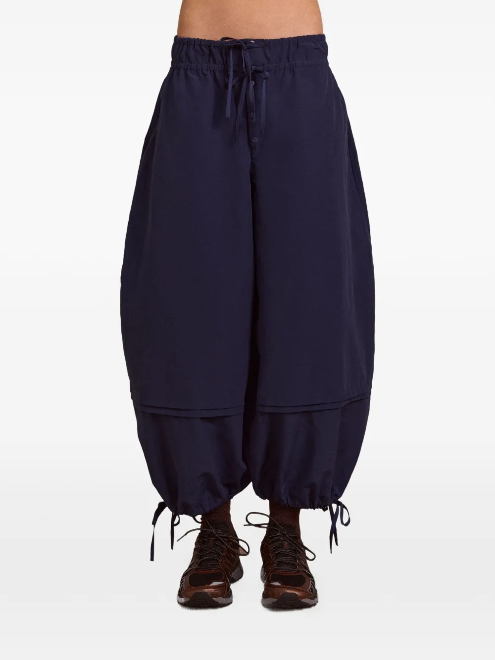 DAMSON MADDER Frida embroidered trousers - Blu