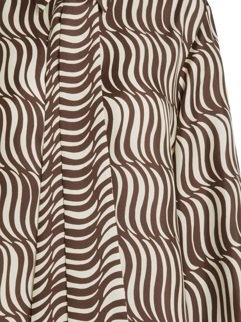 P.A.R.O.S.H. Animalier blouse met print Bruin