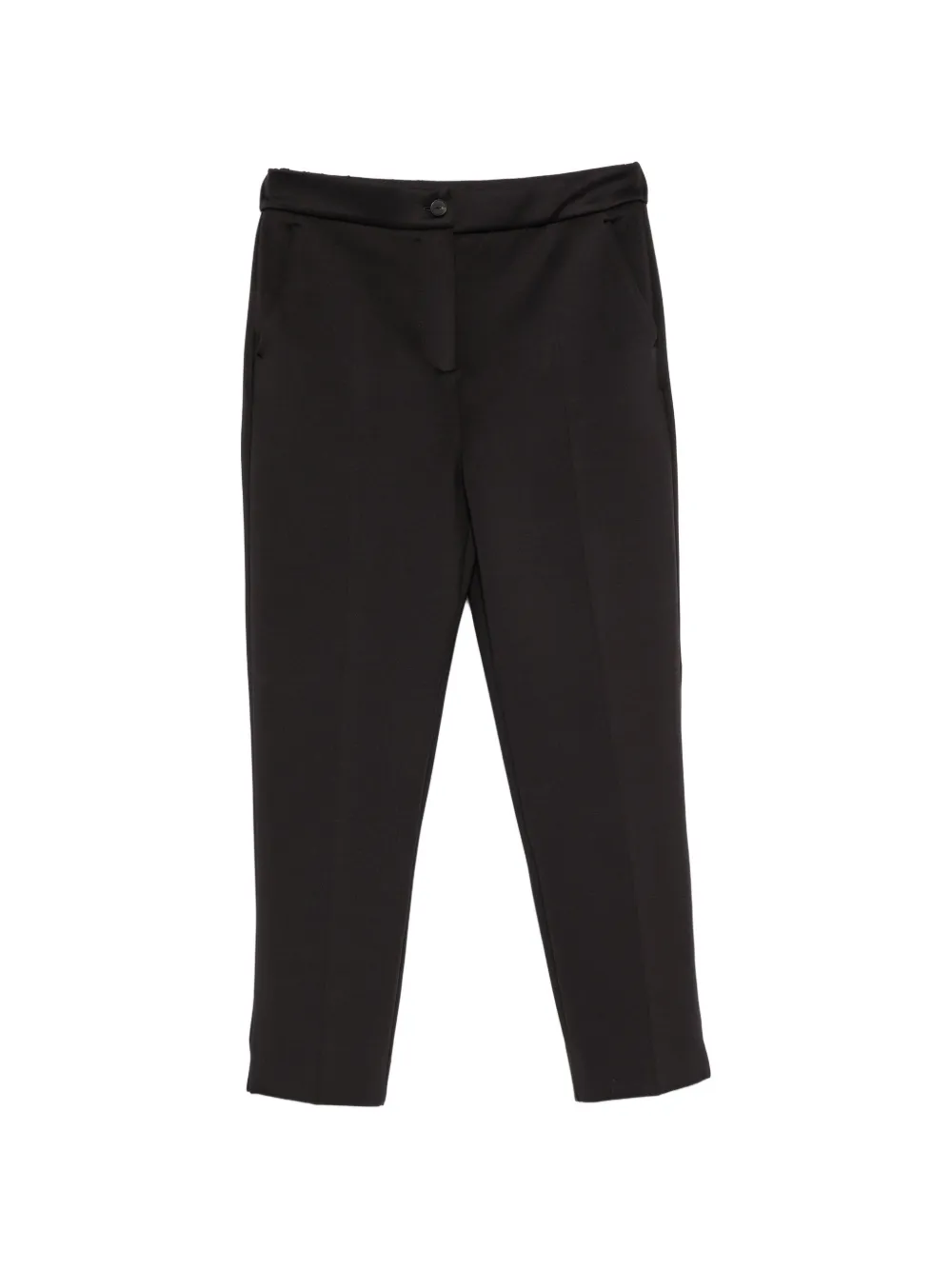 Max Mara Feroce elasticated-waistband slim-fit trousers - Nero