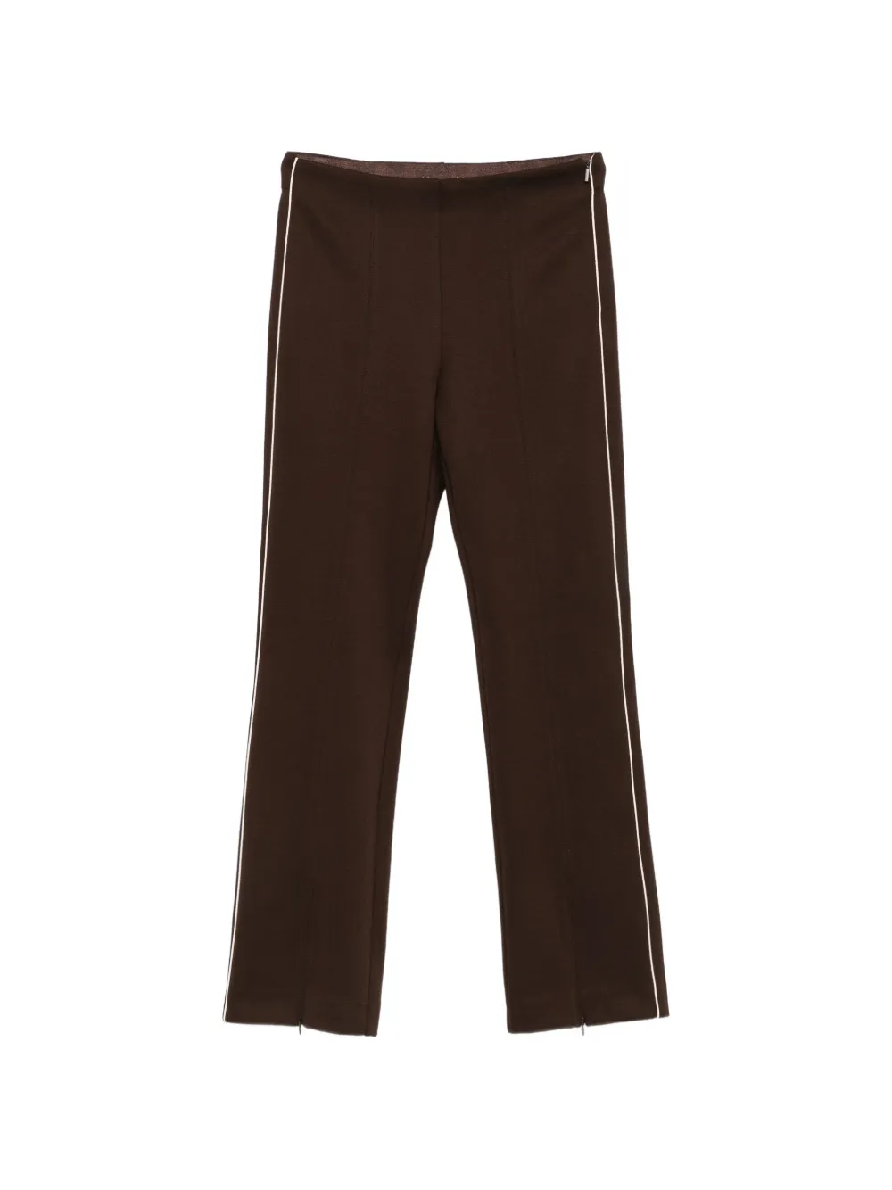 Max Mara MMLFumetto side-stripe trouses - Marron Max Mara MMLFumetto side-stripe trouses - Marron