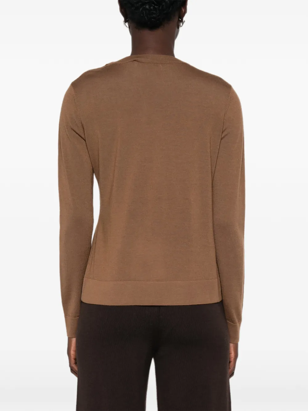 Max Mara MMLTempo trui met lange mouwen Bruin