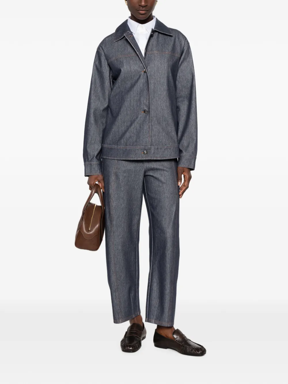 Max Mara Denim jack Blauw
