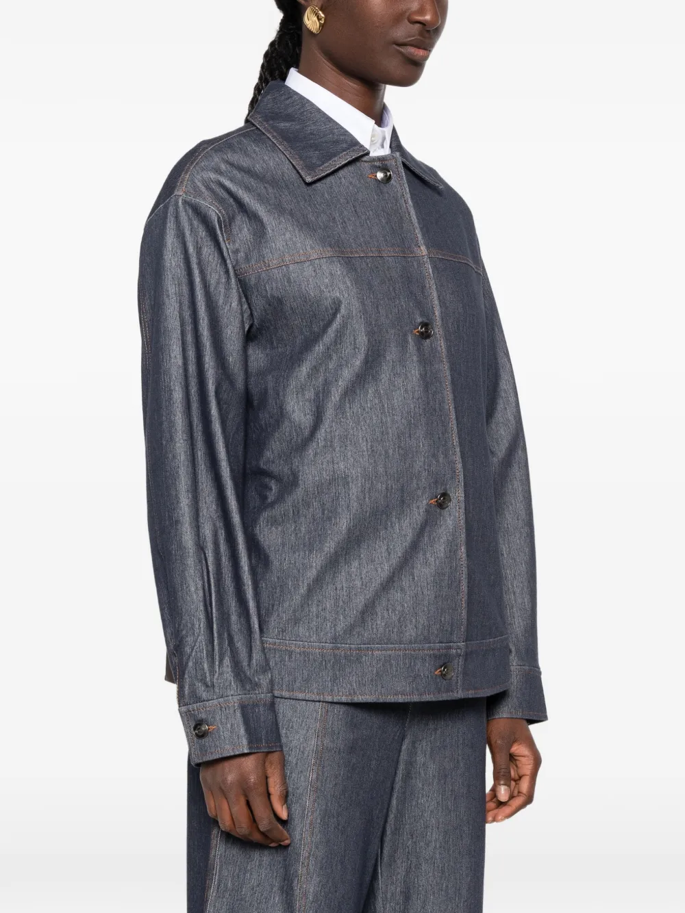 Max Mara Denim jack Blauw