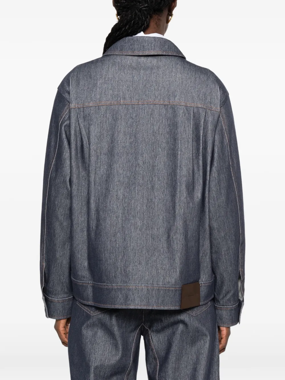 Max Mara Denim jack Blauw