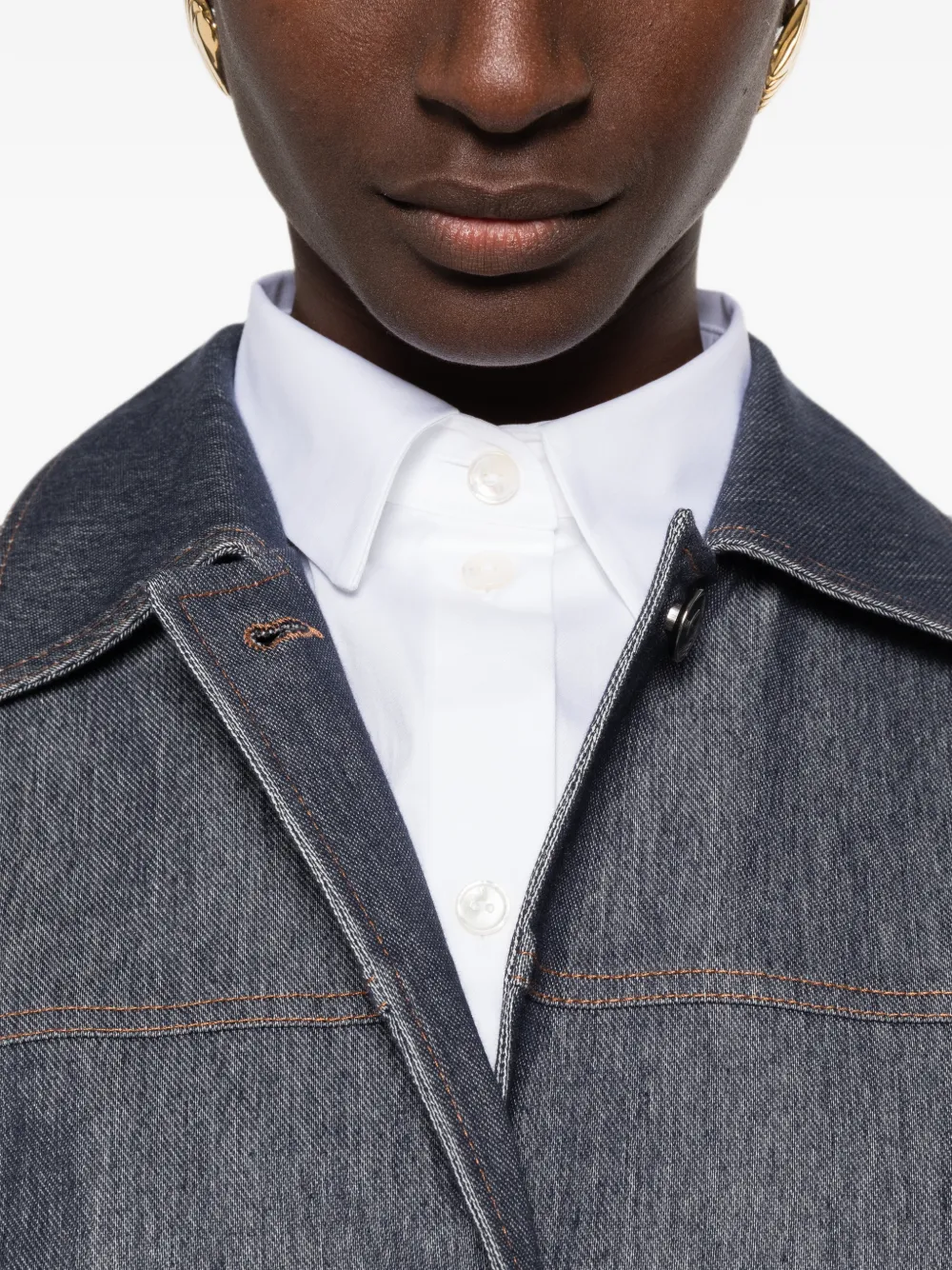 Max Mara Denim jack Blauw
