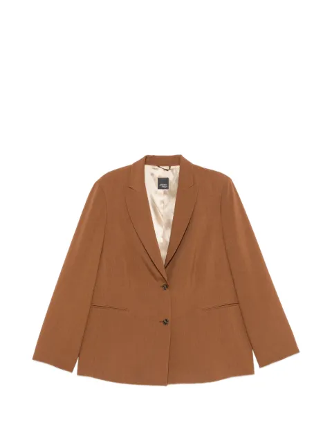 Marina Rinaldi blazer boutonné à revers pointus Pandana