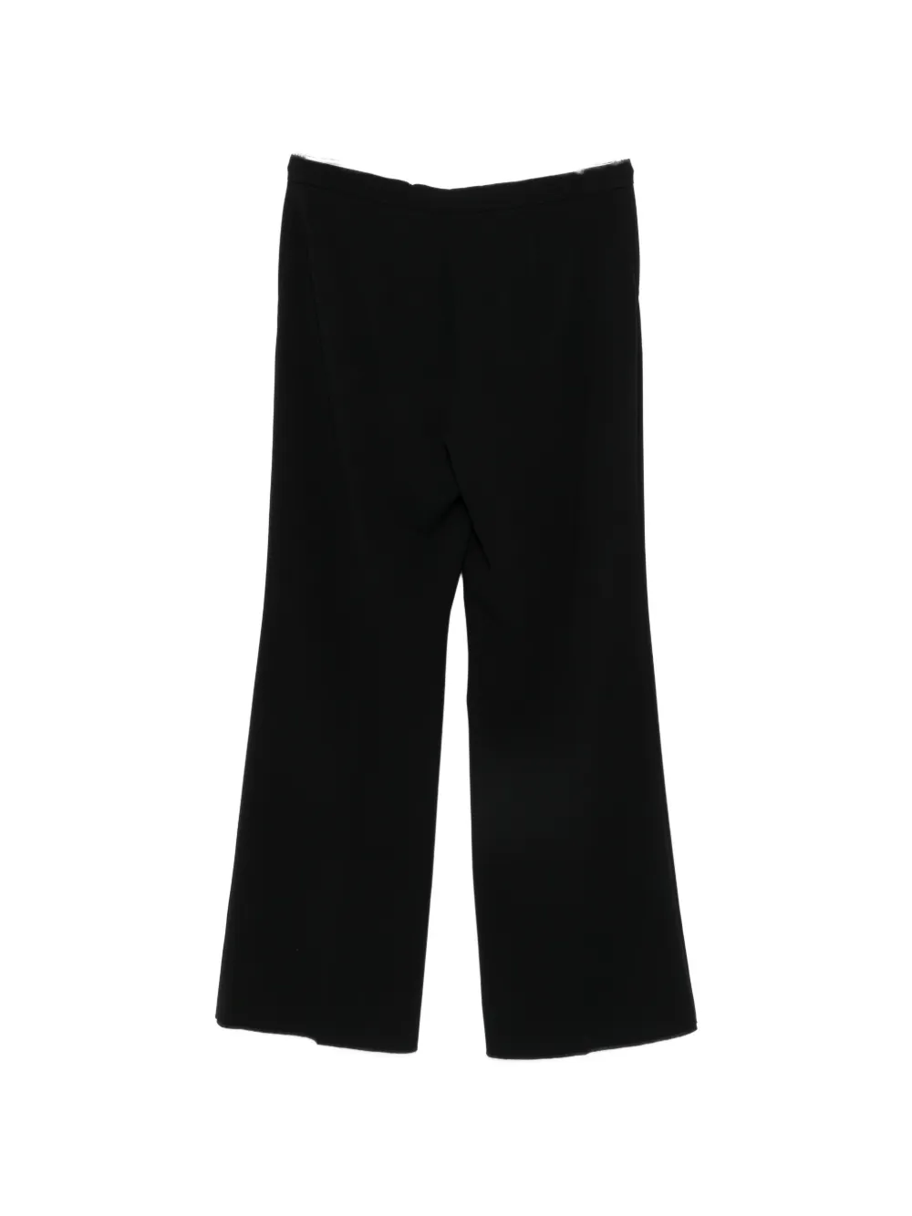 Marina Rinaldi Pontile geplooide flared pantalon Zwart