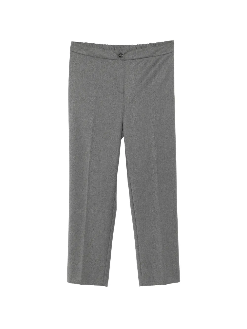 Marina Rinaldi elasticated-waistband tailored trousers