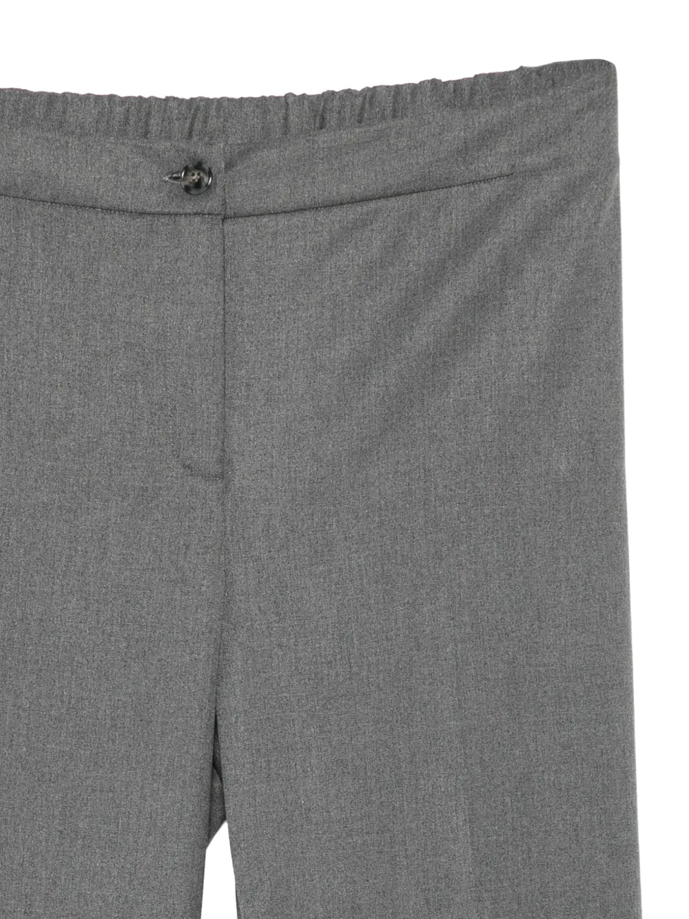 Marina Rinaldi Pantalon met elastische tailleband Grijs