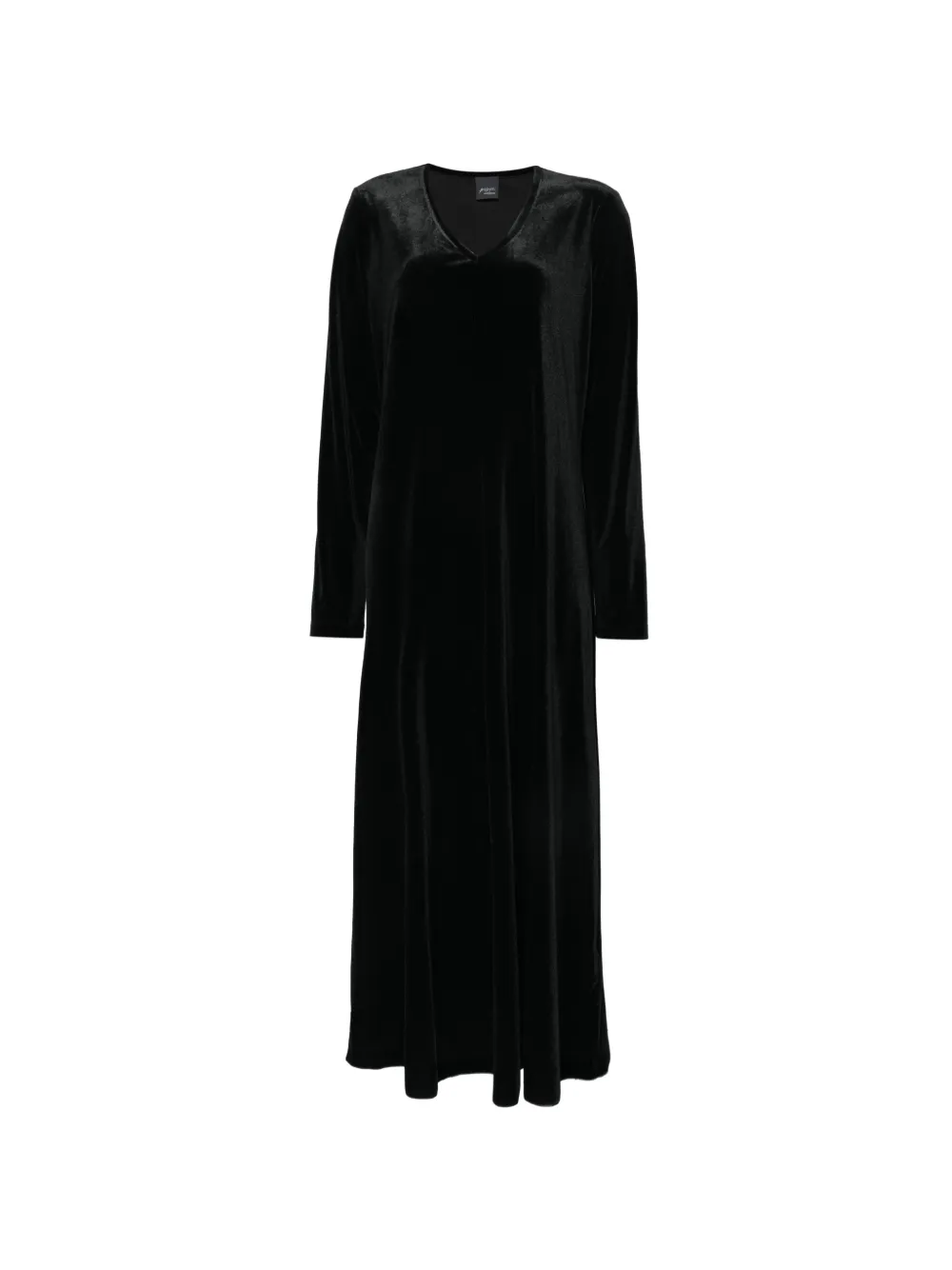Marina Rinaldi velvet V-neck maxi dress
