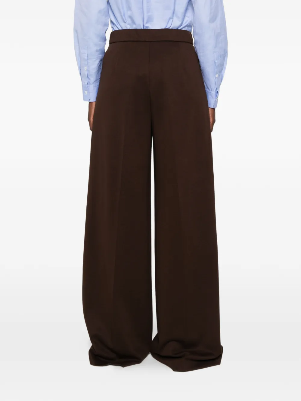 Max Mara MMLSponda broek met zijstreep Bruin