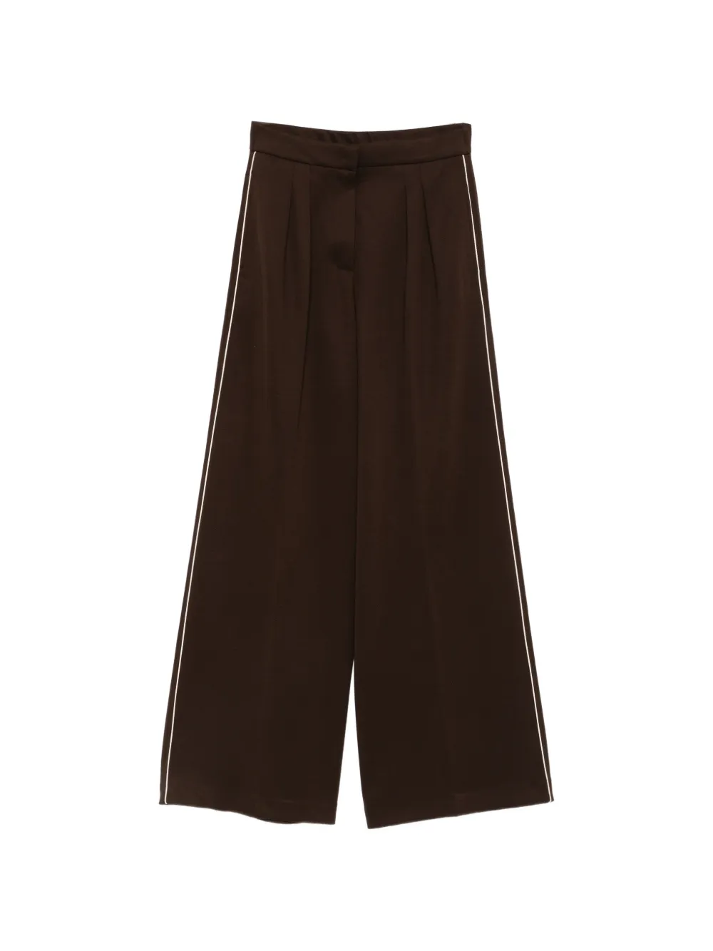 Max Mara MMLSponda side-stripe trousers - Marron Max Mara MMLSponda side-stripe trousers - Marron