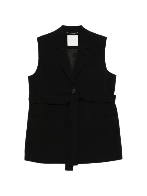 Marina Rinaldi Mrnanta belted sleeveless gilet