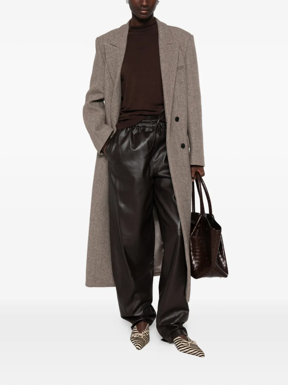 Weekend Max Mara Trui met hoge hals Bruin