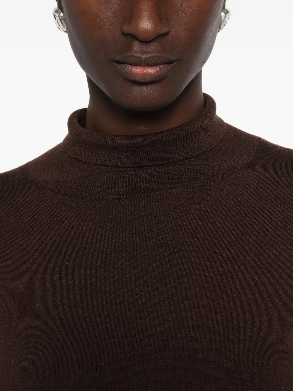Weekend Max Mara Trui met hoge hals Bruin