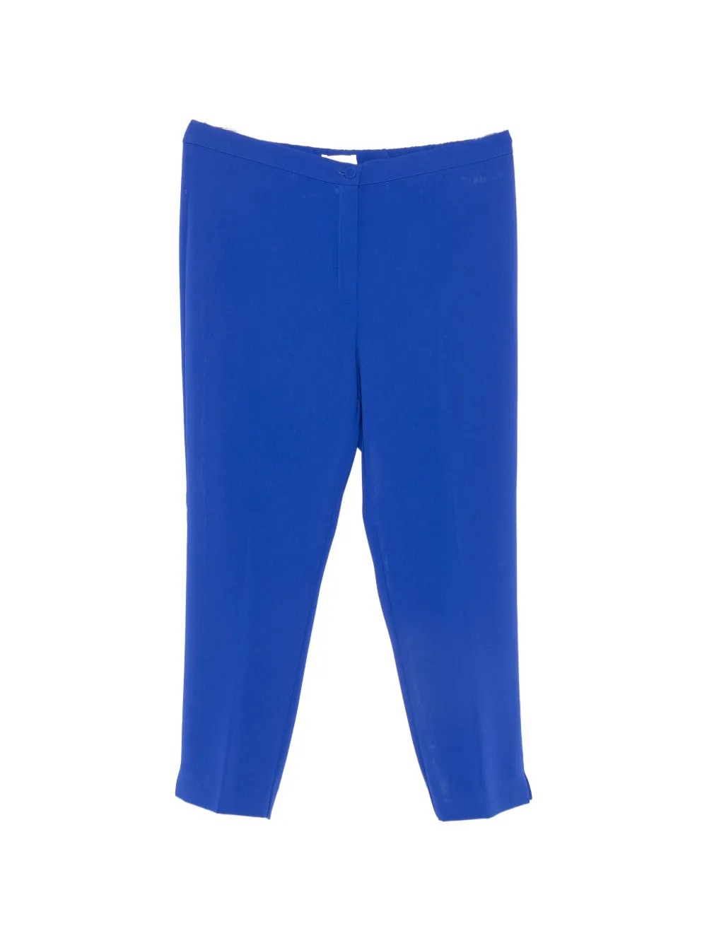 Marina Rinaldi Raggioxnew elasticated-waistband slim-fit trousers - Blau