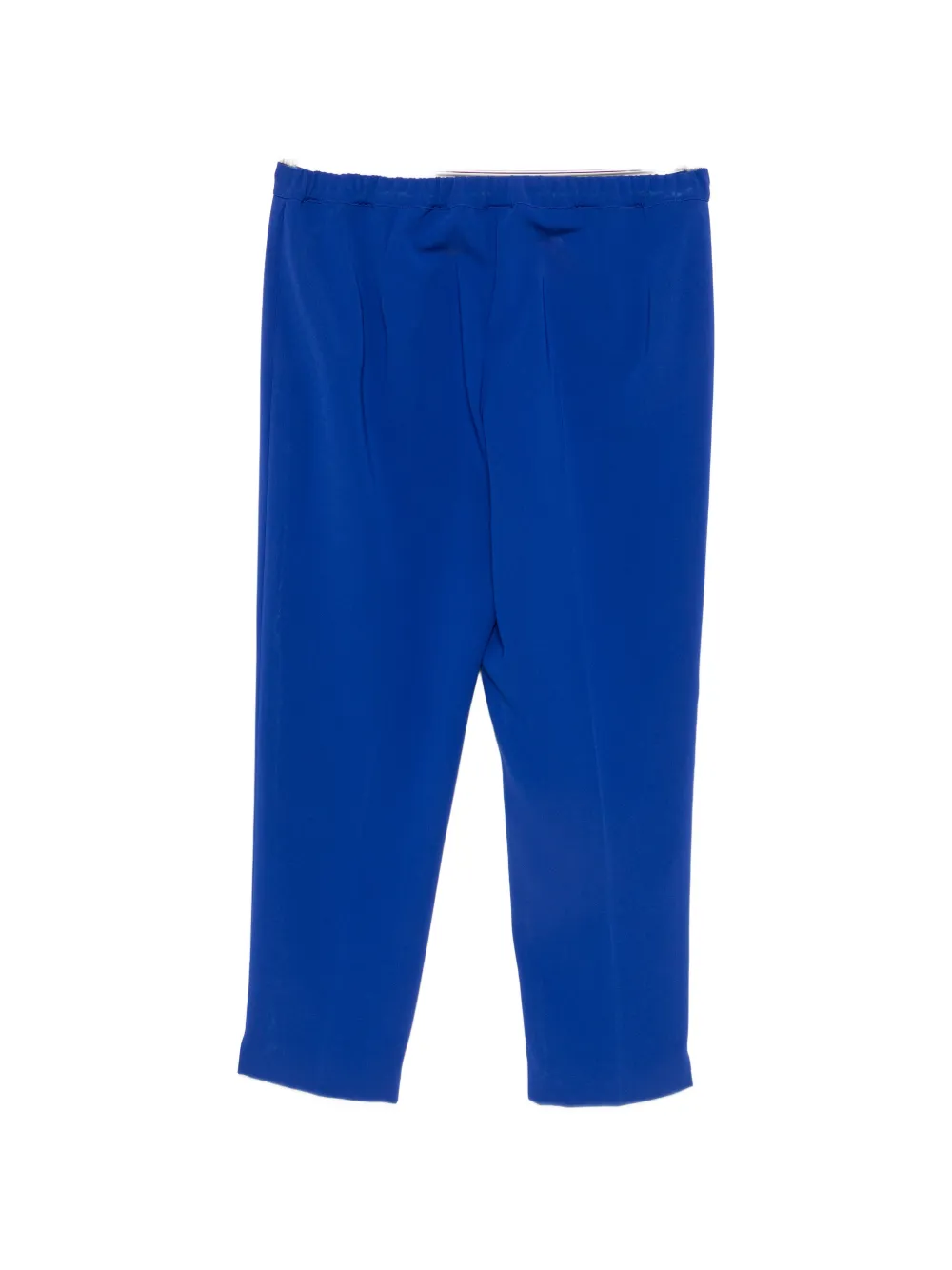 Marina Rinaldi Raggioxnew slim-fit broek met elastische tailleband Blauw