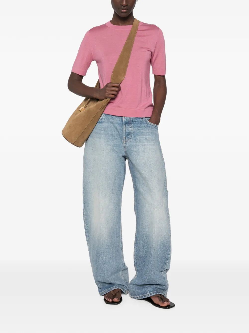 Weekend Max Mara Trui met korte mouwen Roze
