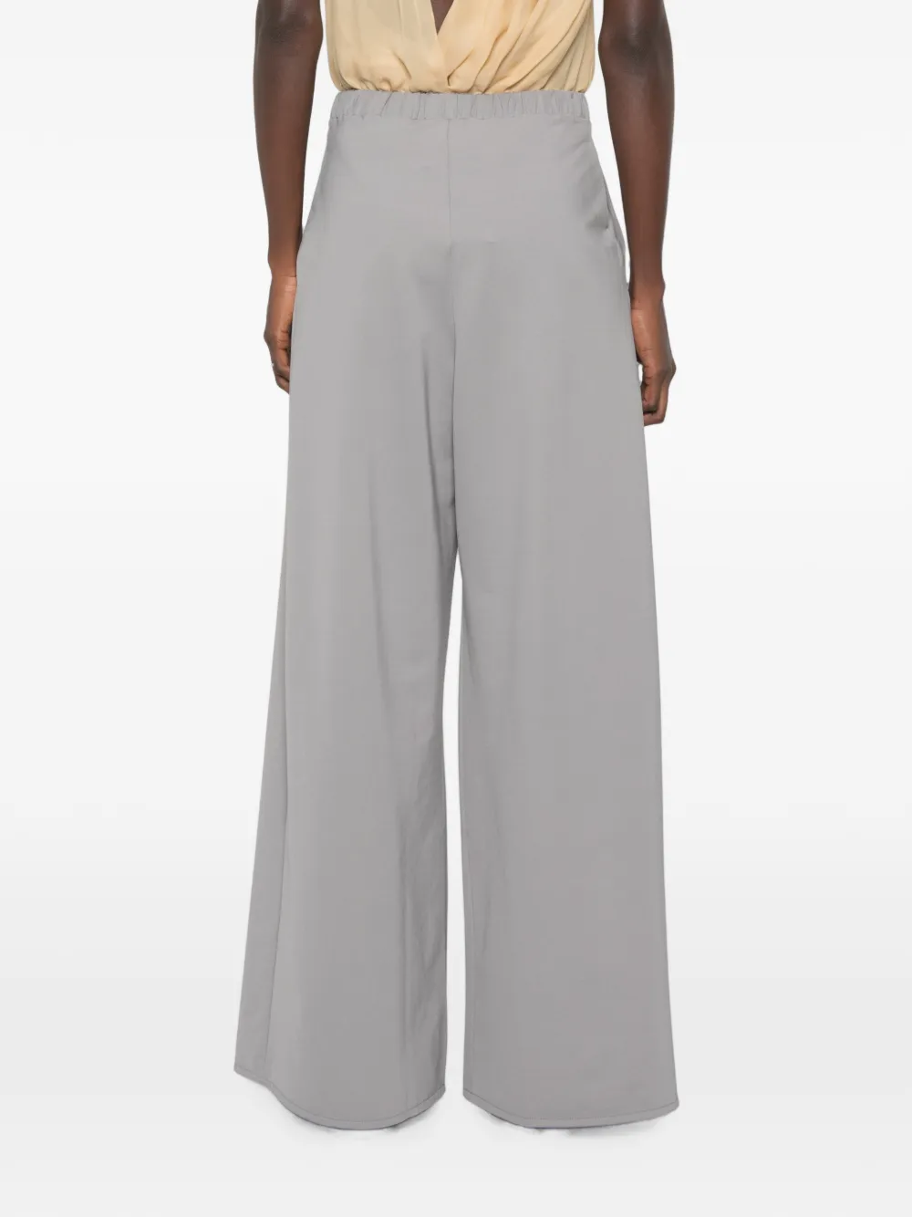 Max Mara Vongola palazzo broek met plooien Grijs