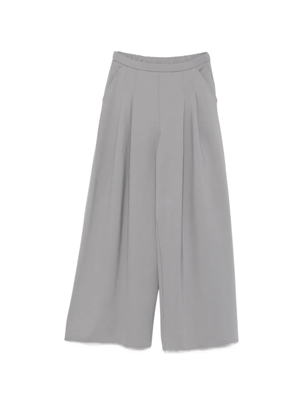 Max Mara Vongola pleated palazzo pants - Grey