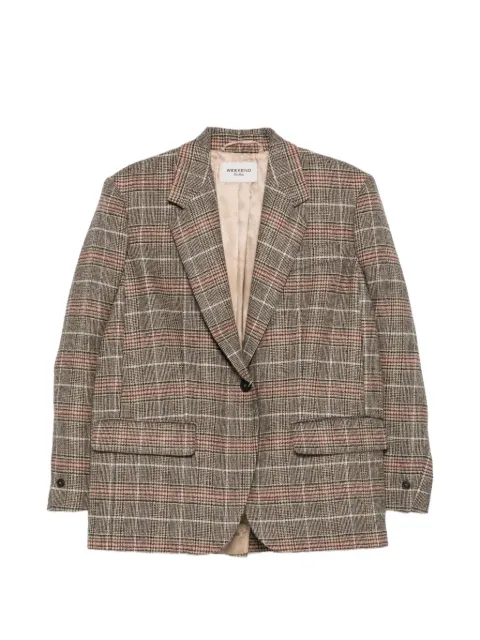 Weekend Max Mara check-pattern single-breasted blazer