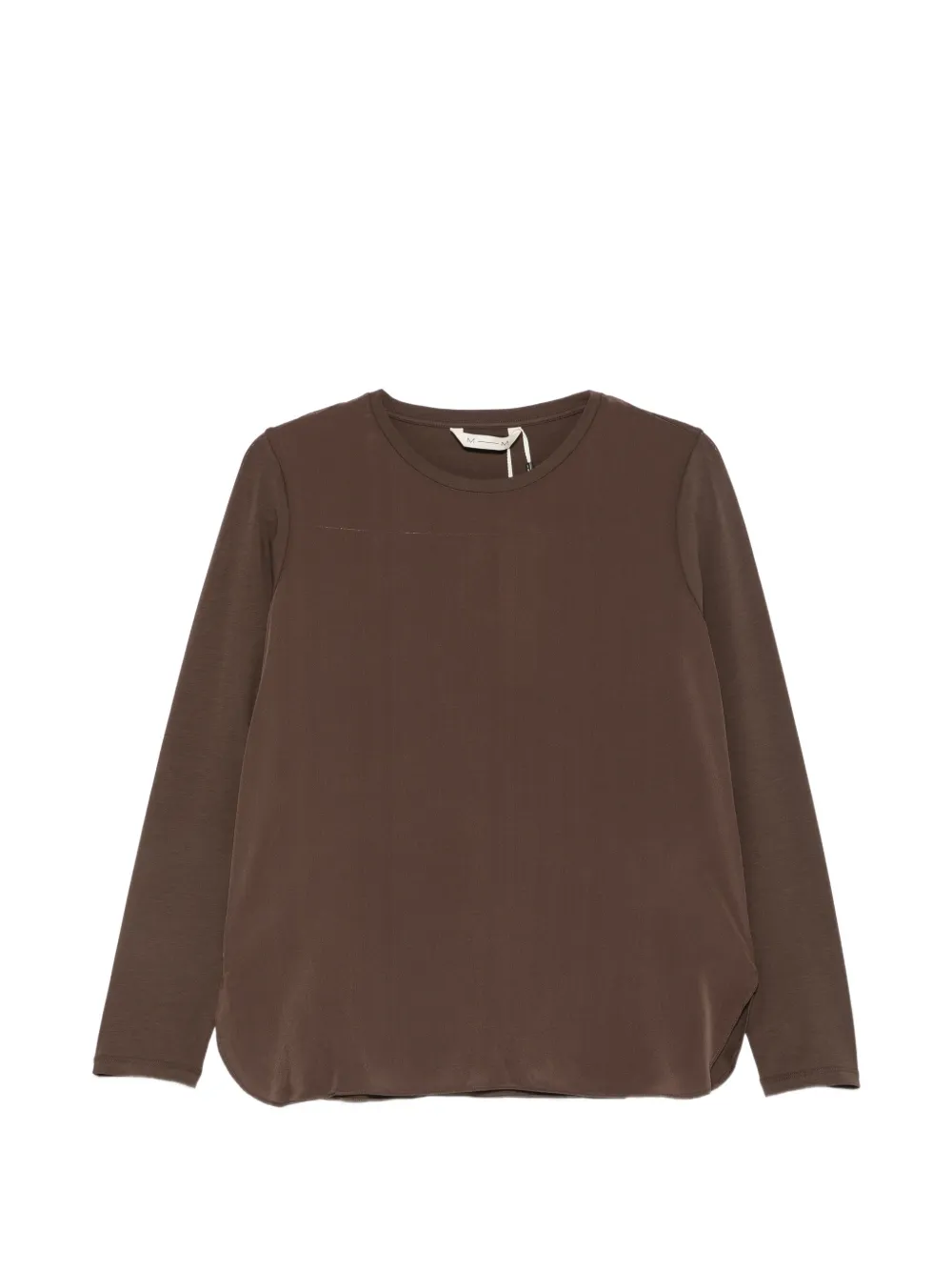 Max Mara long-sleeve T-shirt - Marron