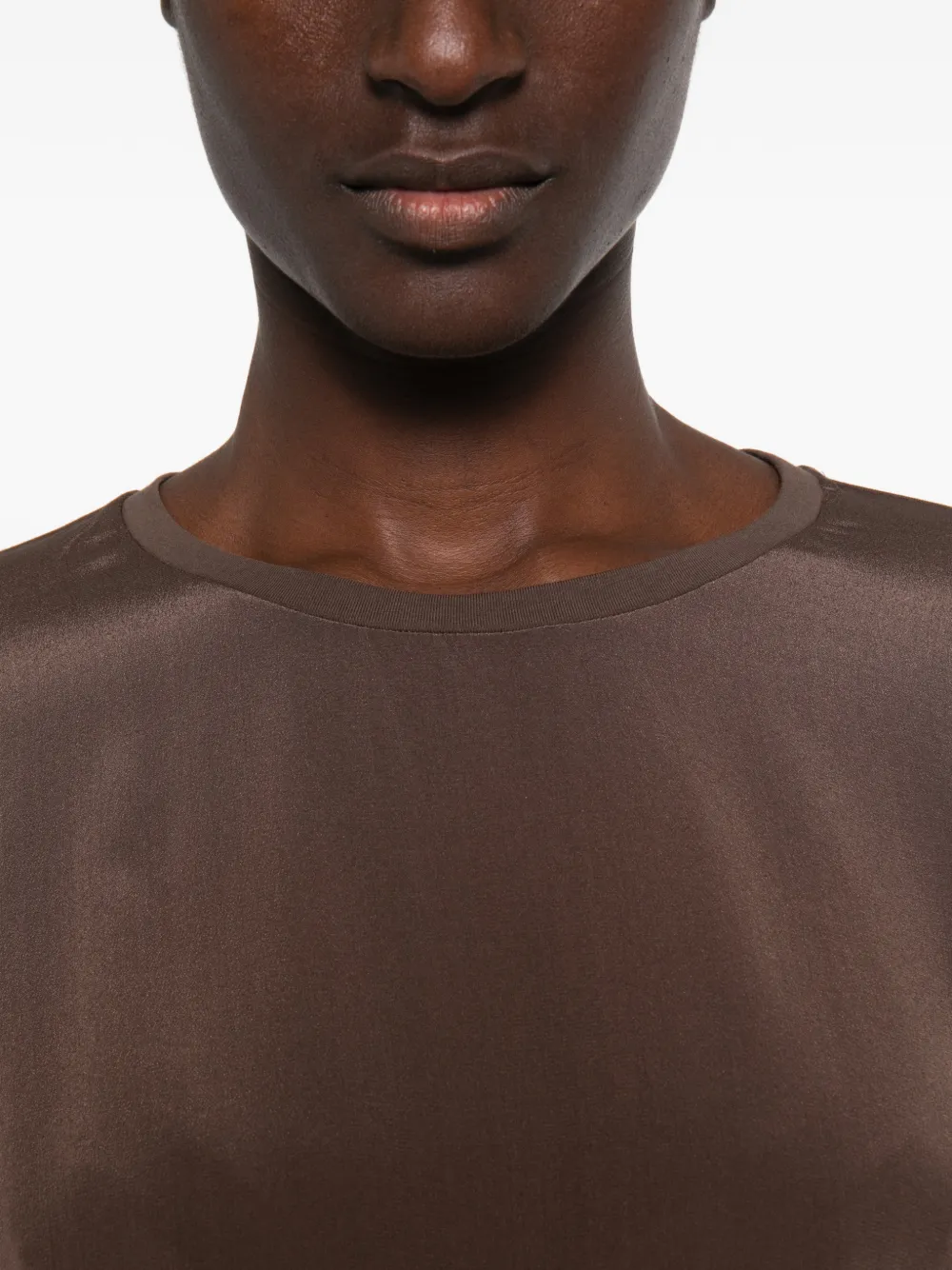 Max Mara T-shirt met lange mouwen Bruin