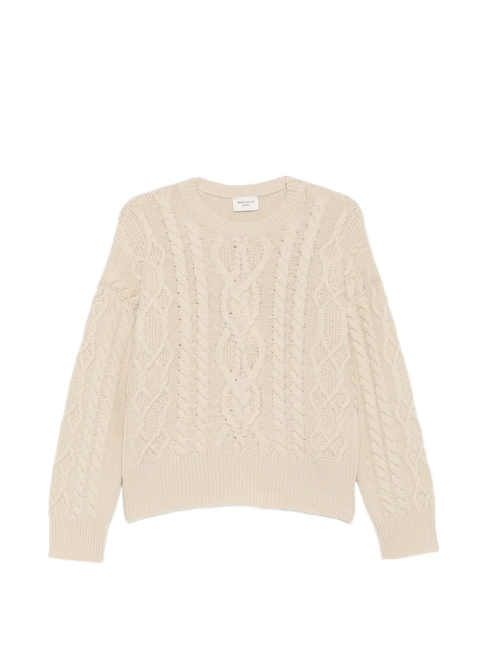 Weekend Max Mara Alben cable-knit wool sweater