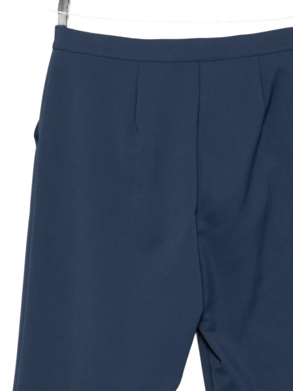 Marina Rinaldi Piroghe straight plooibroek Blauw
