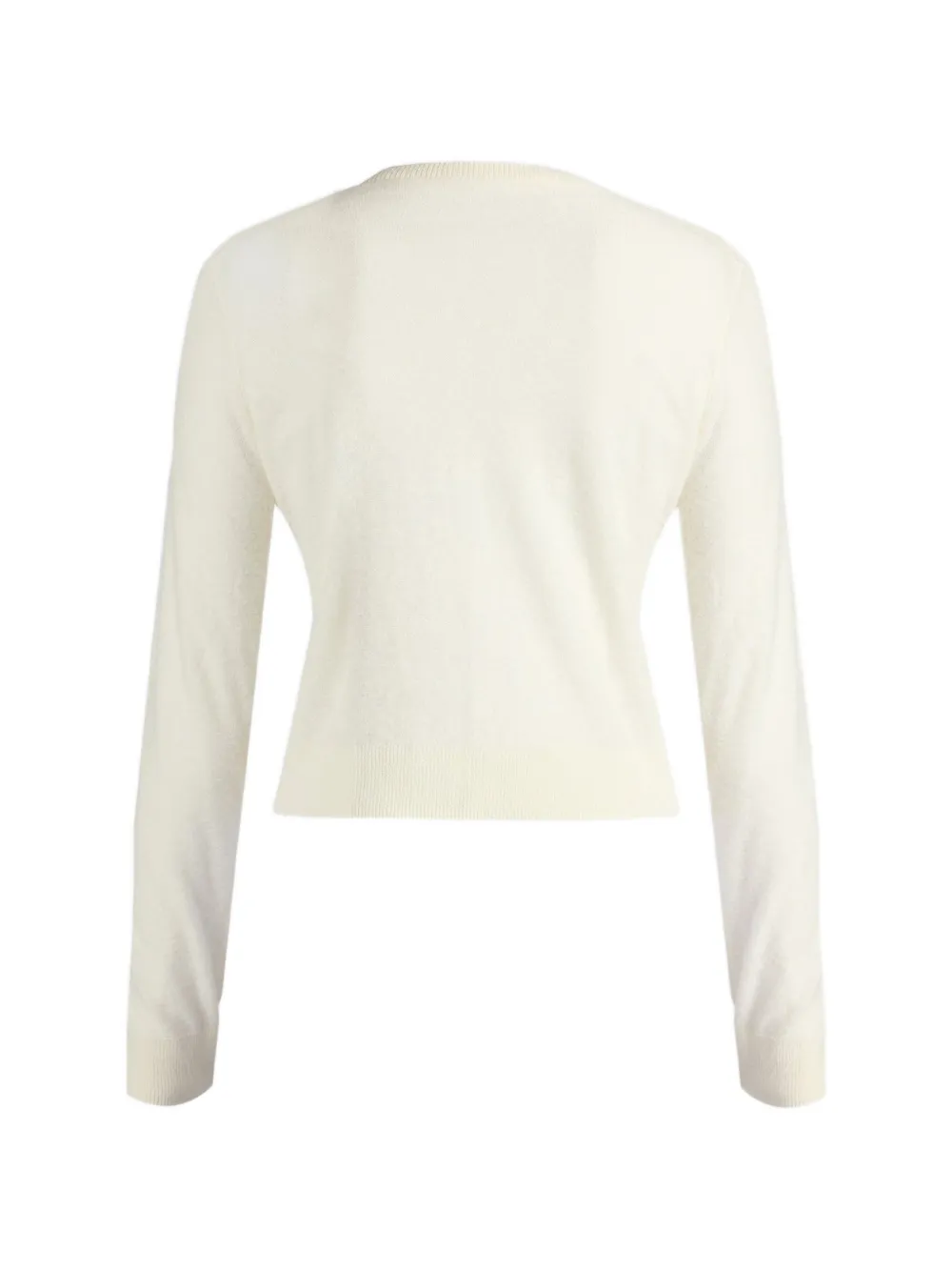 ERDEM flower-embroidered cardigan Beige