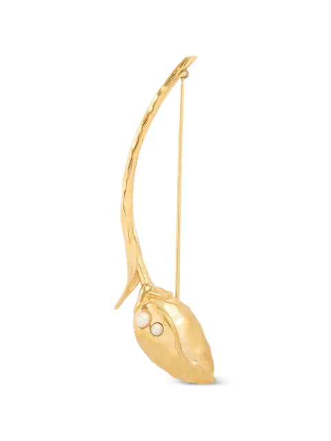 ERDEM pearl-embellishment brooch