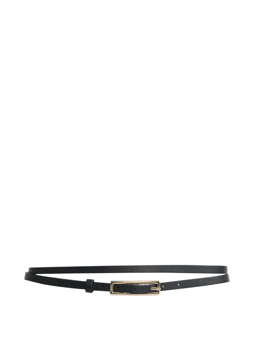 ERDEM double-wrap leather belt - Nero