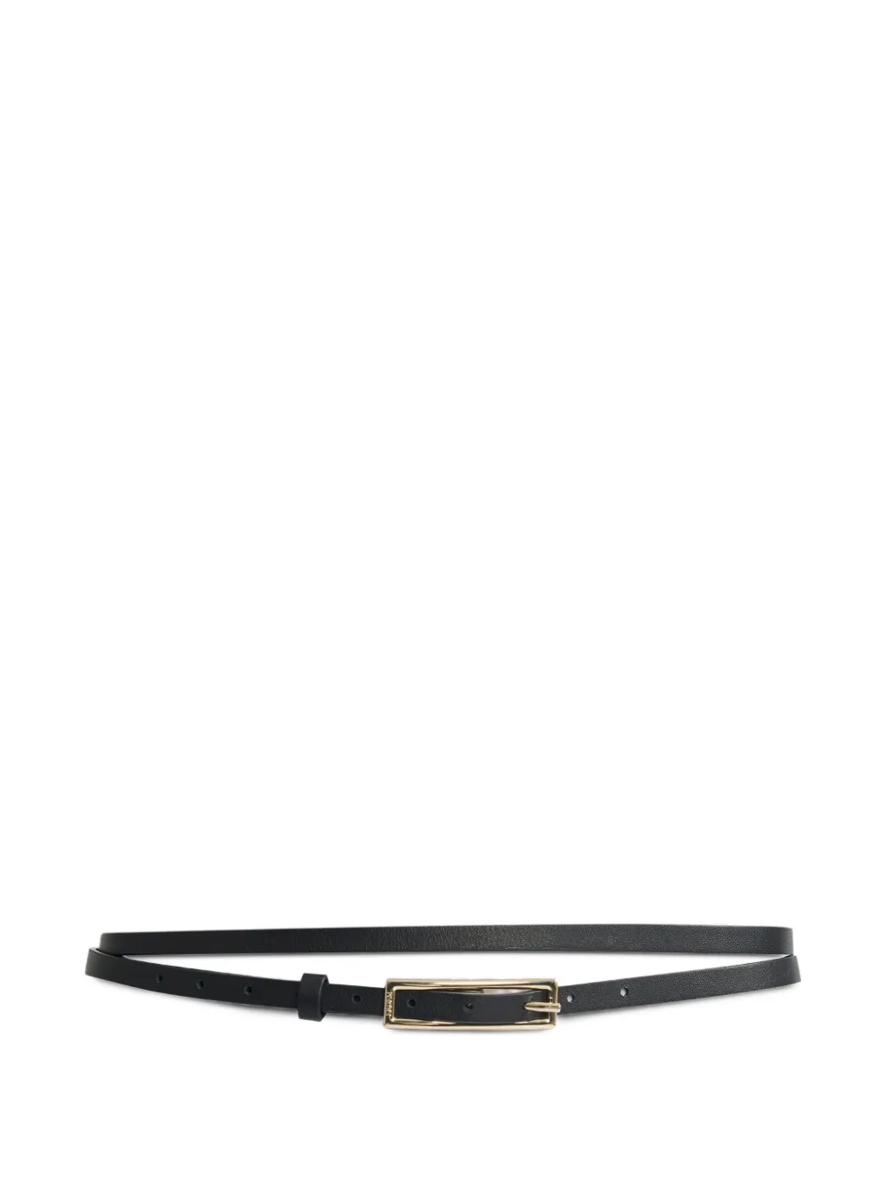 ERDEM double-wrap leather belt - Nero